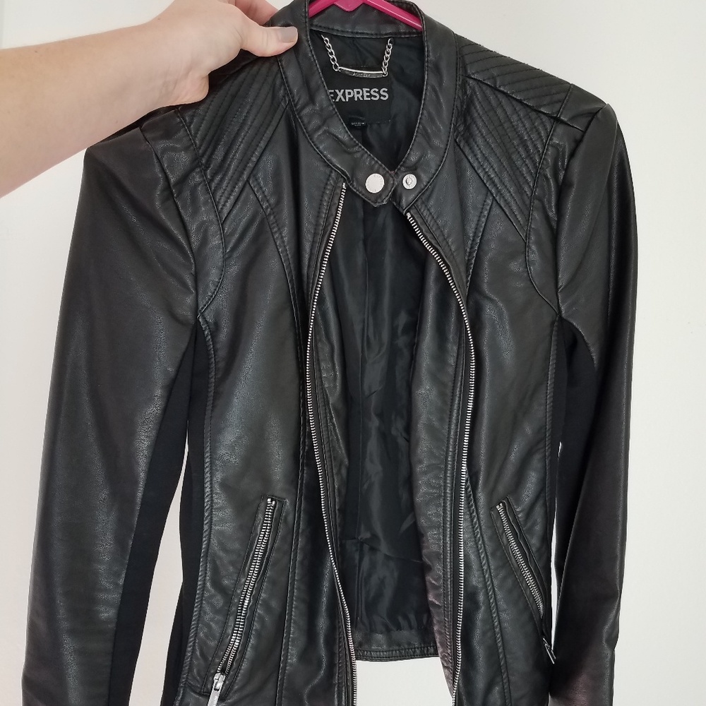 Leather jacket
